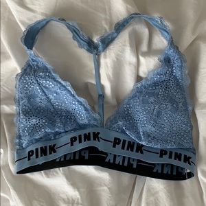 Blue PINK bralette
